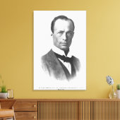 Portret van Sir Douglas Mawson Canvas Afdruk (Insitu (Woonkamer))