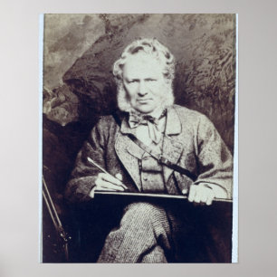 Portret van Sir Edwin Landseer (1802-73) (albumine Poster