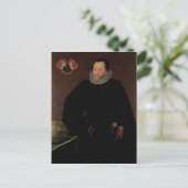 Portret van Sir Francis Drake 1591 Briefkaart (Staand voorkant)