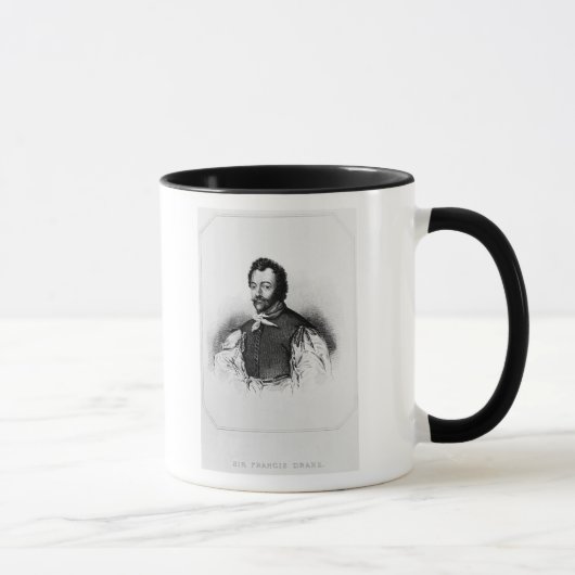 Portret van Sir Francis Drake Mok (Rechts)