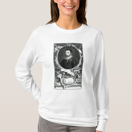 Portret van Sir Francis Drake T-shirt (Voorkant)