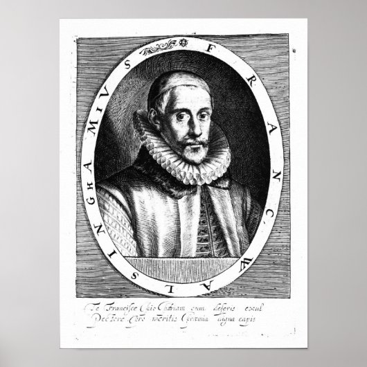 Portret van Sir Francis Walsingham Poster (Voorkant)
