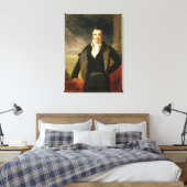 Portret van Sir Humphry Davy Canvas Afdruk (Insitu (Slaapkamer))