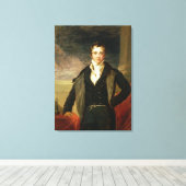 Portret van Sir Humphry Davy Canvas Afdruk (Insitu (Houten vloer))
