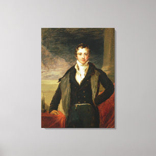 Portret van Sir Humphry Davy Canvas Afdruk