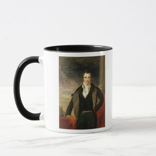 Portret van Sir Humphry Davy Mok (Links)