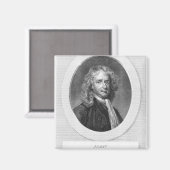 Portret van Sir Isaac Newton Magneet (Voorkant / Achterkant)