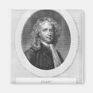 Portret van Sir Isaac Newton Magneet