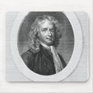 Portret van Sir Isaac Newton Muismat