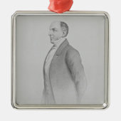 Portret van Sir James R. G. Graham Metalen Ornament (Voorkant)