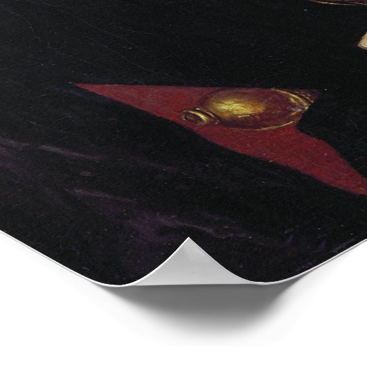 Portret van Sir John Hawkins 1581 Poster (Hoek)