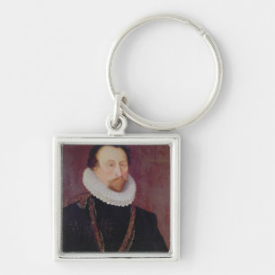 Portret van Sir John Hawkins 1581 Sleutelhanger