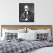 Portret van Sir Joseph Thomson Canvas Afdruk (Insitu (Slaapkamer))