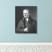 Portret van Sir Joseph Thomson Canvas Afdruk (Insitu (Houten vloer))