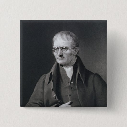 Portret van Sir Joseph Thomson Vierkante Button 5,1 Cm (Voorkant)