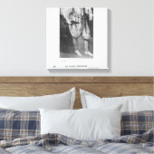 Portret van Sir Martin Frobisher Canvas Afdruk (Insitu (Slaapkamer))