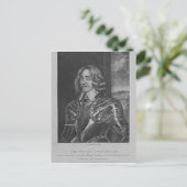 Portret van Sir Philip Stapleton Briefkaart (Staand voorkant)