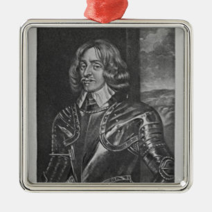 Portret van Sir Philip Stapleton Metalen Ornament