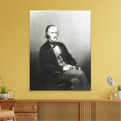 Portret van Sir Richard Owen Canvas Afdruk (Insitu (Woonkamer))