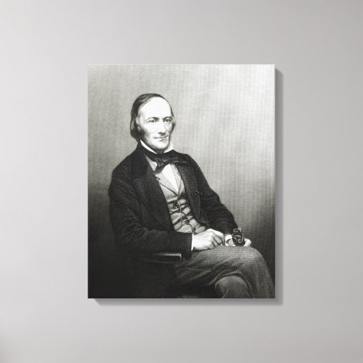 Portret van Sir Richard Owen Canvas Afdruk (Voorkant)