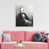 Portret van Sir Richard Owen Canvas Afdruk (Insitu (Woonkamer))