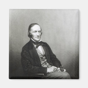 Portret van Sir Richard Owen Magneet