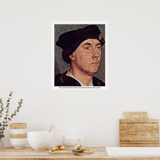 Portret van Sir Richard Southwell Detail Poster (Keuken)