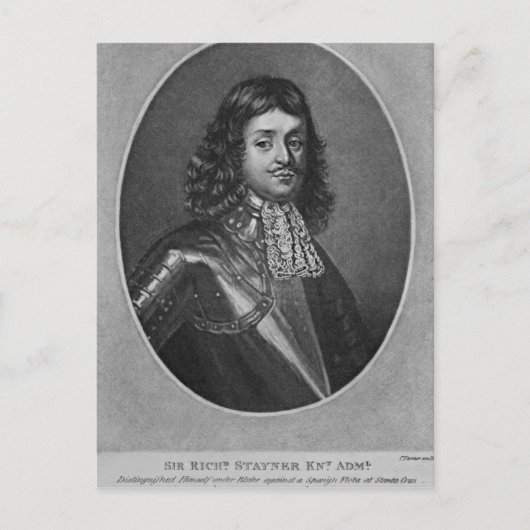 Portret van Sir Richard Stainer Briefkaart (Voorkant)