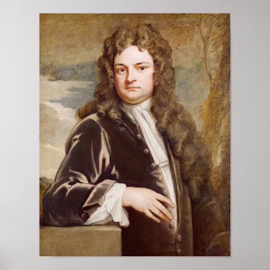 Portret van Sir Richard Steele 1711 Poster (Voorkant)