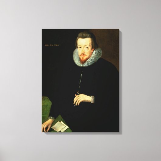 Portret van Sir Robert Cecil (1563-1612) 1e Visco Canvas Afdruk (Voorkant)