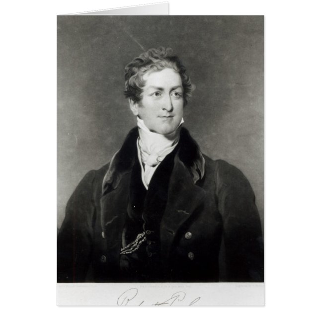 Portret van Sir Robert Peel (Voorkant)