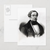 Portret van Sir Robert Peel Briefkaart (Voorkant / Achterkant)