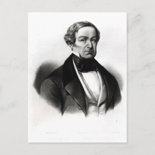 Portret van Sir Robert Peel Briefkaart (Voorkant)