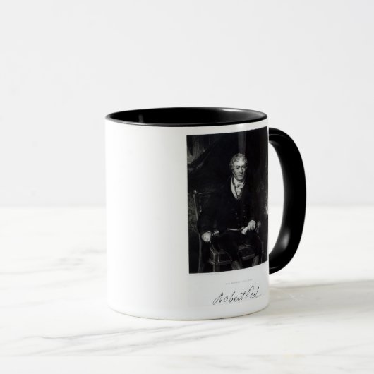 Portret van Sir Robert Peel Mok (Voorkant rechts)