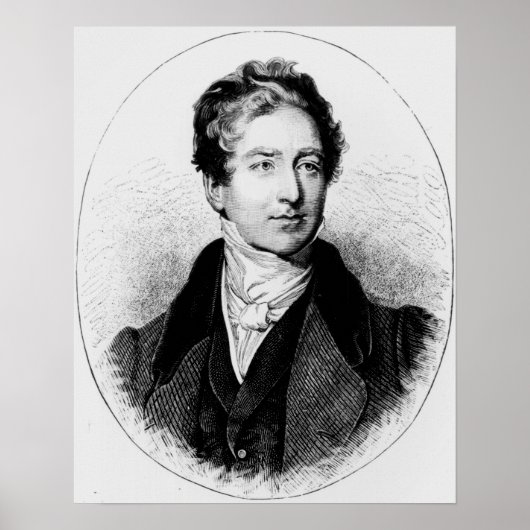 Portret van Sir Robert Peel Poster (Voorkant)