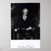 Portret van Sir Robert Peel Poster (Voorkant)