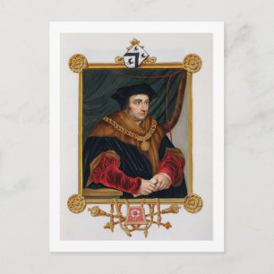 Portret van Sir Thomas More (1478-1535) van 'Memo Briefkaart
