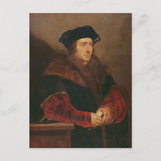 Portret van Sir Thomas More Briefkaart (Voorkant)