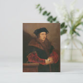 Portret van Sir Thomas More Briefkaart (Staand voorkant)