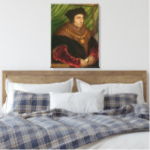 Portret van Sir Thomas More Canvas Afdruk (Insitu (Slaapkamer))