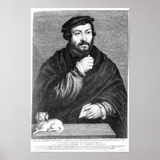 Portret van Sir Thomas More Poster (Voorkant)