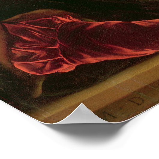 Portret van Sir Thomas More Poster (Hoek)