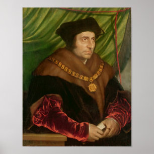 Portret van Sir Thomas More Poster