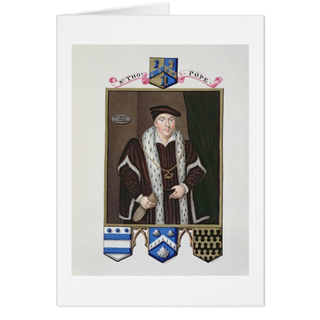 Portret van Sir Thomas Pope (c.1507-99) uit 'Memo' (Voorkant)