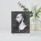 Portret van Sir Thomas Wyatt Briefkaart (Staand voorkant)