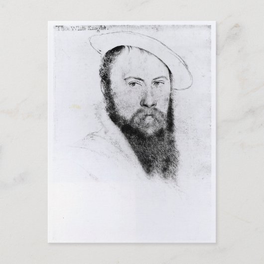 Portret van Sir Thomas Wyatt the Younger Briefkaart (Voorkant)