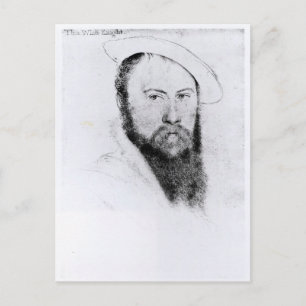 Portret van Sir Thomas Wyatt the Younger Briefkaart