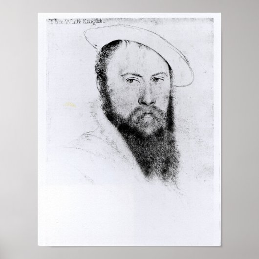 Portret van Sir Thomas Wyatt the Younger Poster (Voorkant)