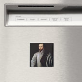 Portret van Sir Walter Raleigh 1588 Magneet (Insitu (Vaatwasser))