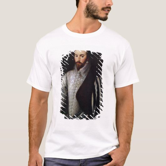 Portret van Sir Walter Raleigh 1588 T-shirt (Voorkant)